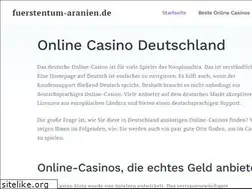 Sites similar to fuerstentum-aranien.de