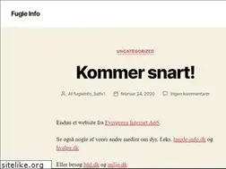 Sites similar to fugleinfo.dk