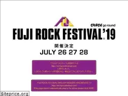 Sites similar to fujirock-eng.com