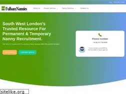 Sites similar to fulhamnannies.co.uk