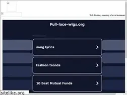 Sites similar to full-lace-wigs.org