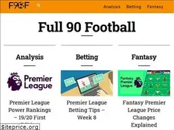 Sites similar to full90football.com