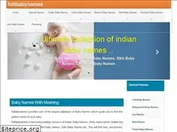 Sites similar to fullbabynames.com
