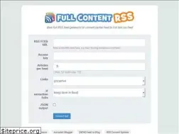 Sites similar to fullcontentrss.com