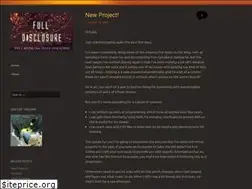 Sites similar to fulldisclosureeve.wordpress.com