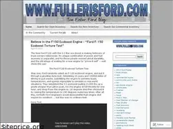 Sites similar to fullerisford.wordpress.com