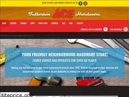 Sites similar to fullertonace.com