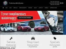 Sites similar to fullertonalfaromeo.com