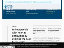 Sites similar to fullertonhearing.com