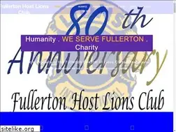 Sites similar to fullertonlionsclub.org