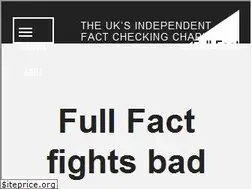 Sites similar to fullfact.org