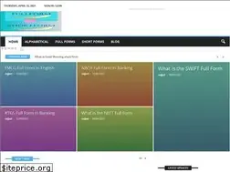 Sites similar to fullform-shortform.com