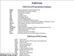 Sites similar to fullform.net