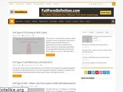 Sites similar to fullformdefinition.com