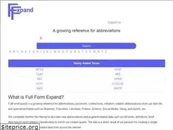 Sites similar to fullformexpand.com