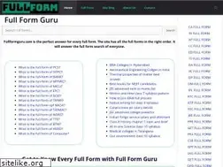 Sites similar to fullformguru.com