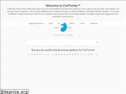 Sites similar to fullforms.com