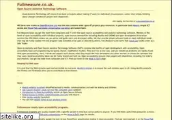 Sites similar to fullmeasure.co.uk