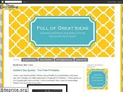 Sites similar to fullofgreatideas.blogspot.com