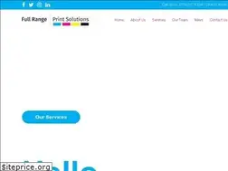 Sites similar to fullrangeprintsolutions.co.uk