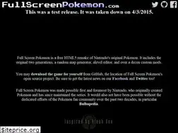 Sites similar to fullscreenpokemon.com