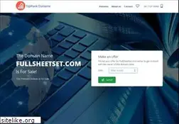 Sites similar to fullsheetset.com