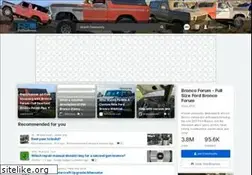 Sites similar to fullsizebronco.com