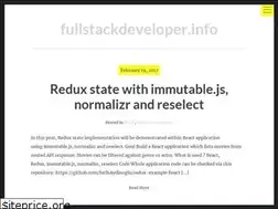 Sites similar to fullstackdeveloper.info