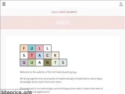 Sites similar to fullstackquants.org
