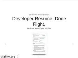 Sites similar to fullstackresume.com
