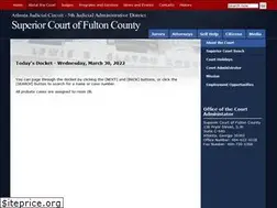 Sites similar to fultoncountydocket.com