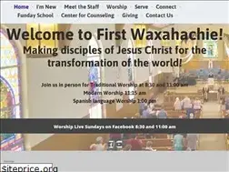 Sites similar to fumcwaxahachie.org