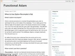 Sites similar to functionaladam.com