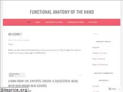Sites similar to functionalanatomyofthehand.wordpress.com