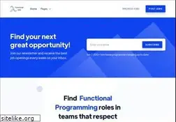 Sites similar to functionaljobs.com