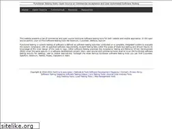 Sites similar to functionaltestingtools.com
