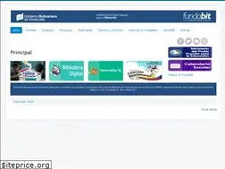 Sites similar to fundabit.gob.ve