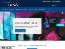 Sites similar to fundacionbbvabancomer.org