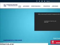 Sites similar to fundacioncampeonesdelavida.org