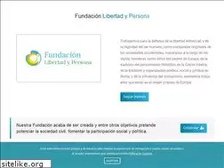 Sites similar to fundacionlibertadypersona.org