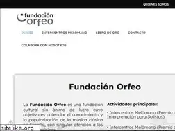 Sites similar to fundacionorfeo.com