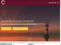 Sites similar to fundacionpersonasyempresas.org
