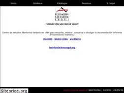 Sites similar to fundacionssegui.org