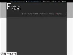 Sites similar to fundacjafabrykamuzyki.pl