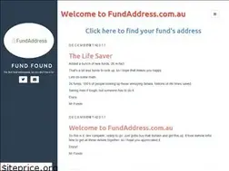 Sites similar to fundaddress.com.au