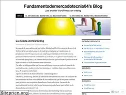 Sites similar to fundamentodemercadotecnia04.wordpress.com