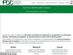 Sites similar to fundfordemocraticculture.org