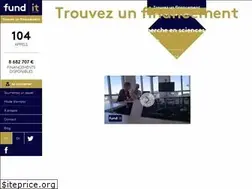 Sites similar to fundit.fr