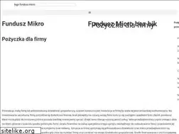 Sites similar to funduszmicro.pl