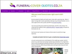 Sites similar to funeral-cover-quotes.co.za
